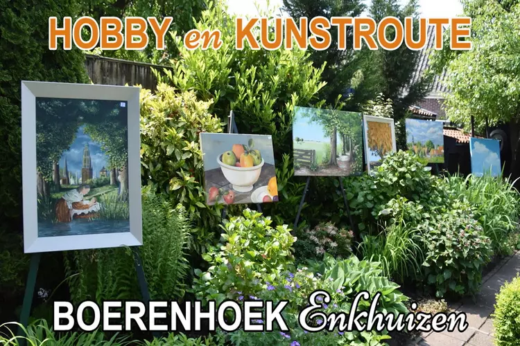 Kom gezellig op zaterdag 20 mei naar de Hobby & Kunstroute in Enkhuizen