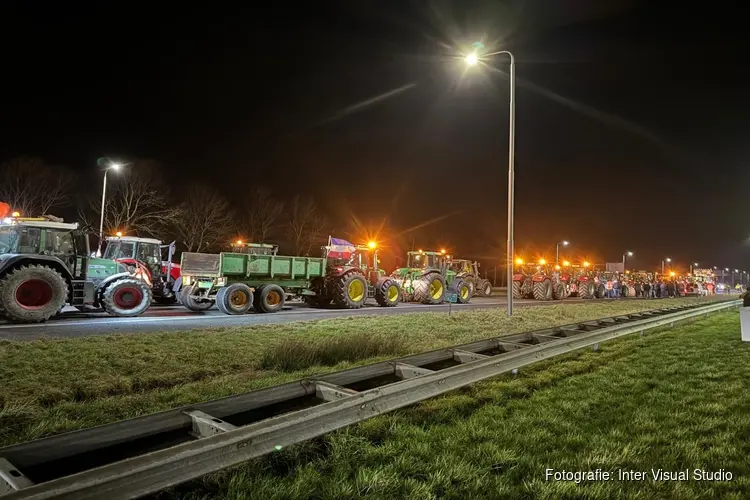 Wederom boerenprotest op A7