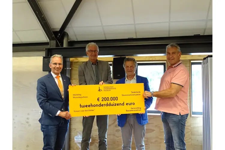 Stoommachinemuseum ontvangt €200.000 van Stichting Weteringschans