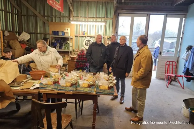 Het college op bezoek bij...Zorgboerderij 't Radje