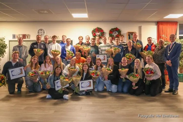 Sportieve toppers gehuldigd tijdens nieuwjaarsreceptie