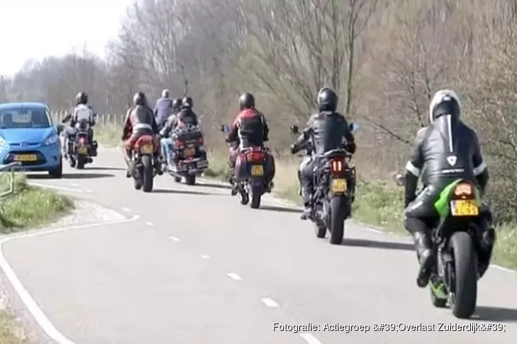 Proefafsluiting op Zuiderdijk: motoren tijdelijk niet welkom