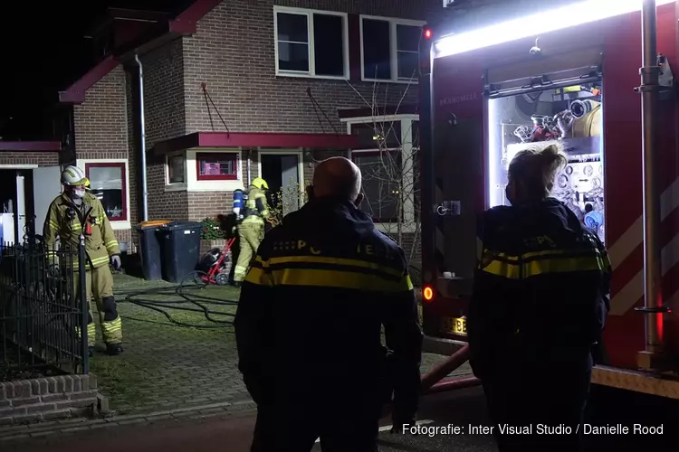 Brand in woning Schellinkhout